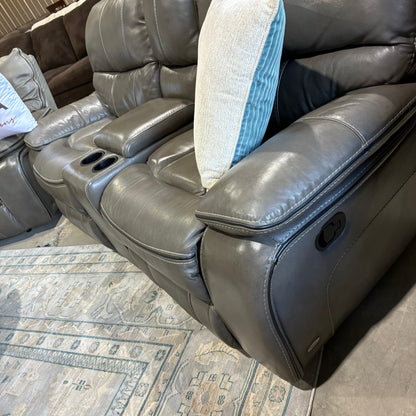 Reclining Leather Sofa Set
