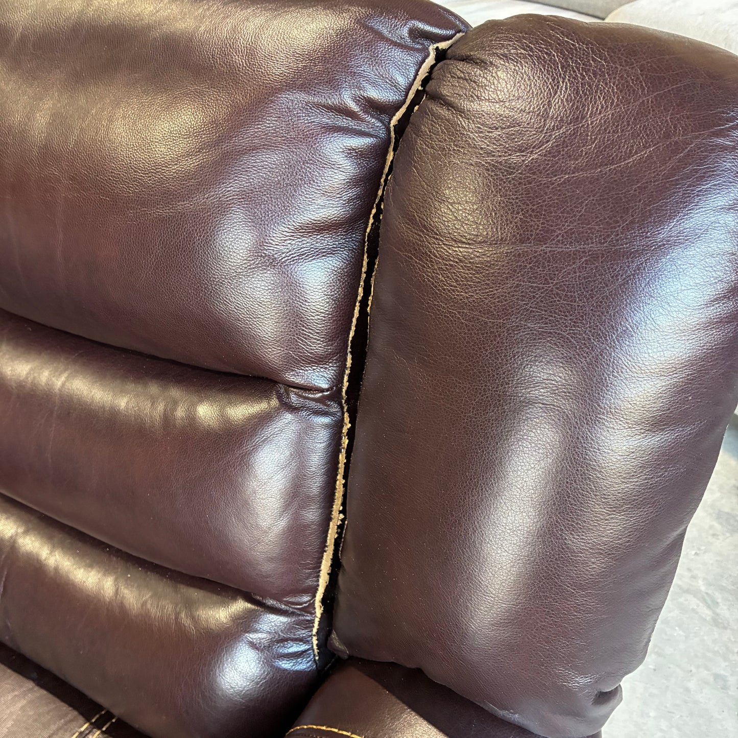 Brown Reclining Sofa Set