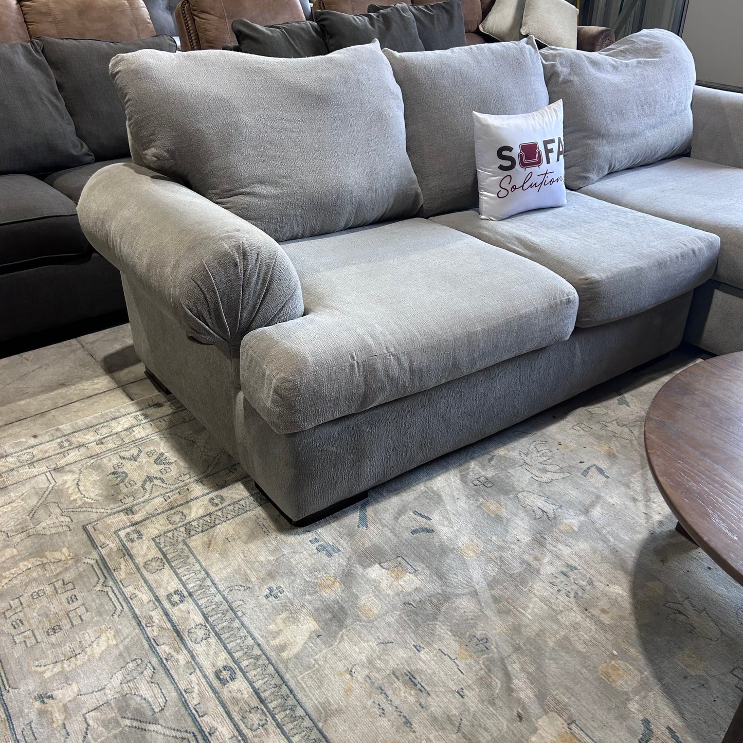 Gray Chaise Sectional