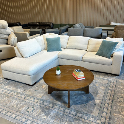 Cream Chaise Sectional