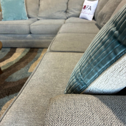 Broyhill Gray Corner Sectional