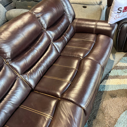 Brown Reclining Sofa Set