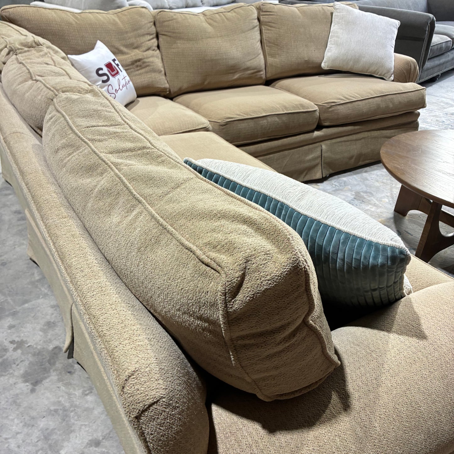 Beige Thomasville Corner Sectional