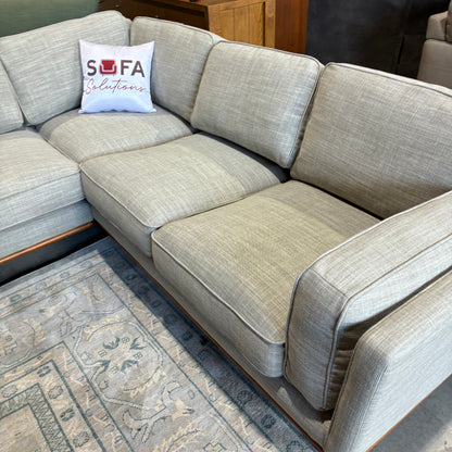 Article Timber 93” Corner Sectional Rain Cloud
