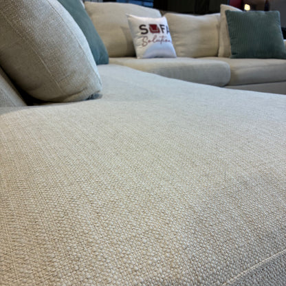 Cream Chaise Sectional