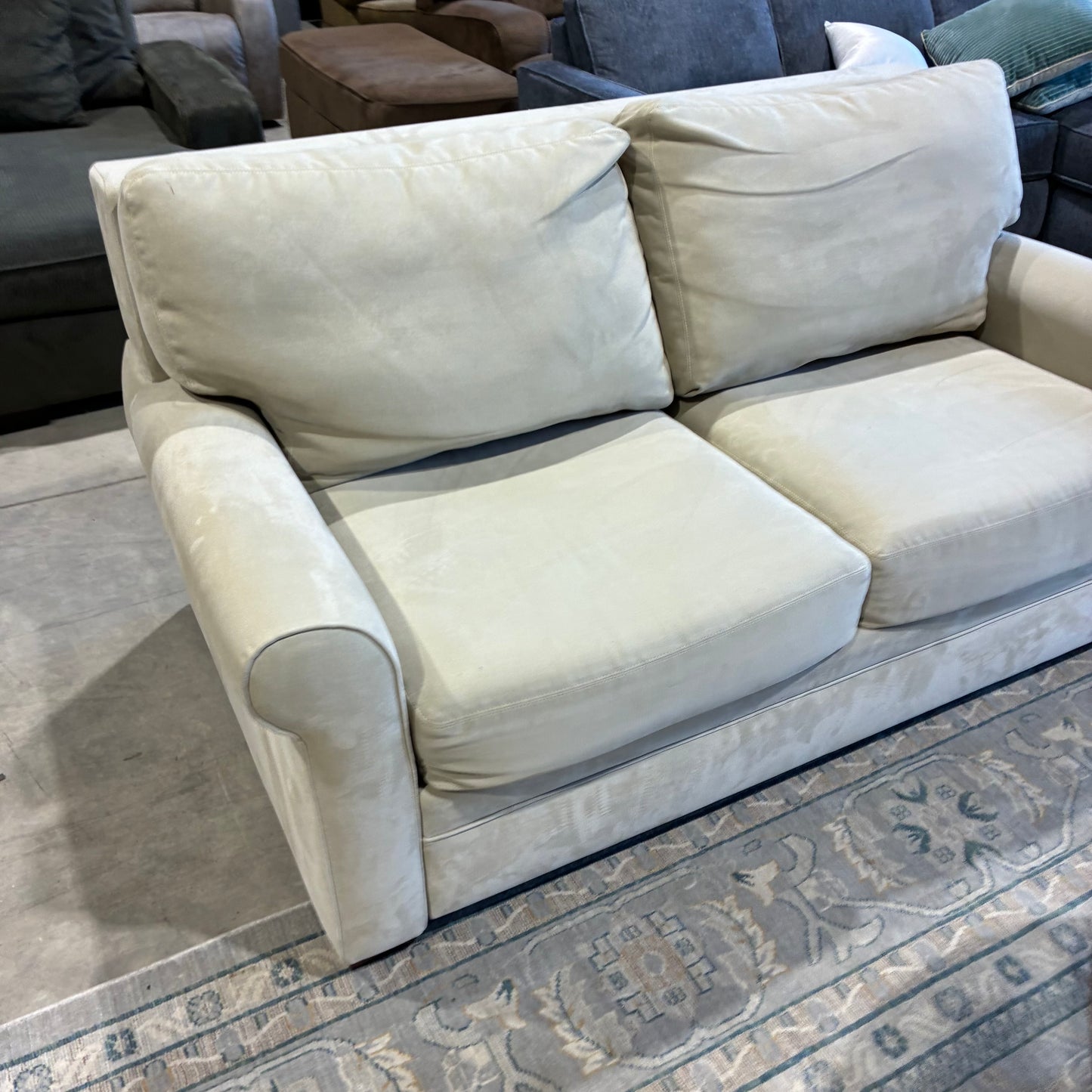 Beige Pullout Sofa
