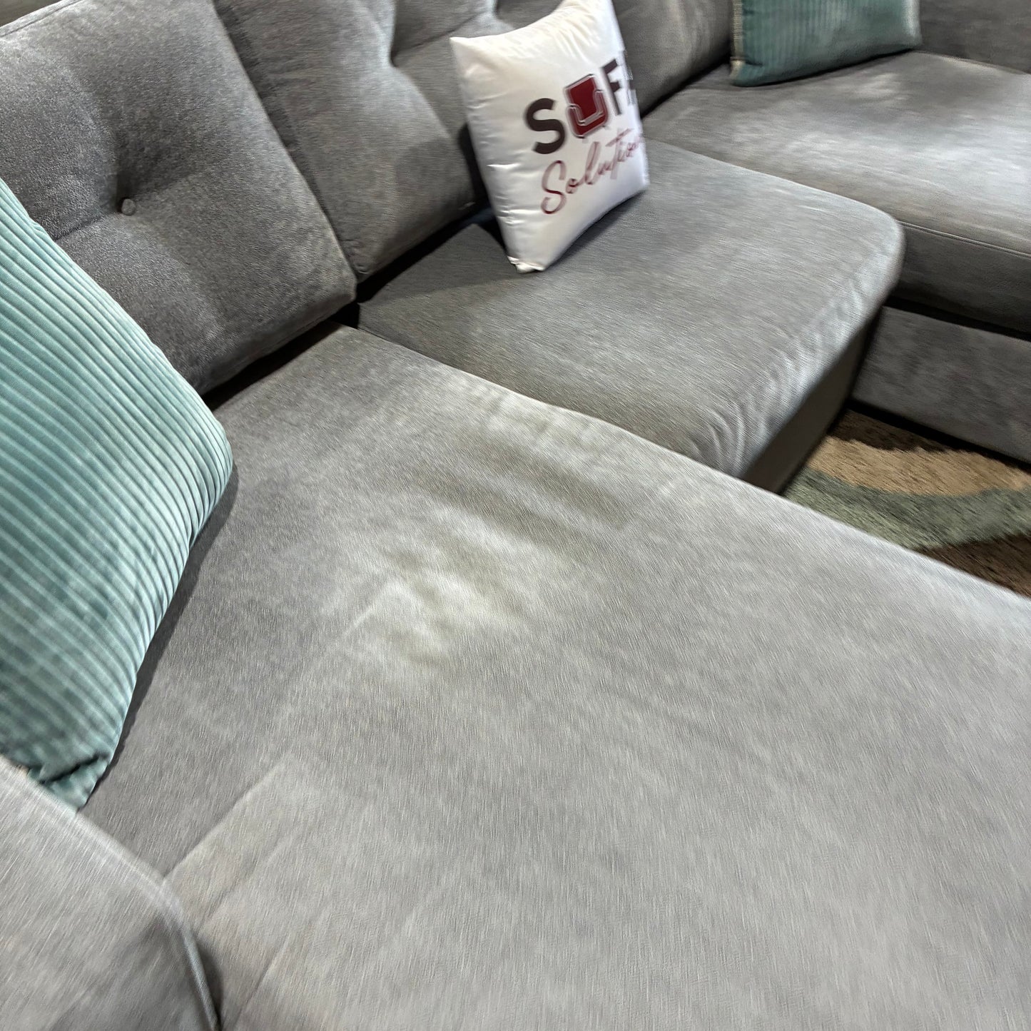 Gray Double Chaise Sectiomal