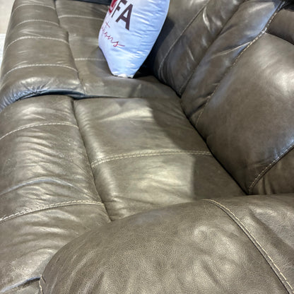 Gray Electric Reclining Sofa