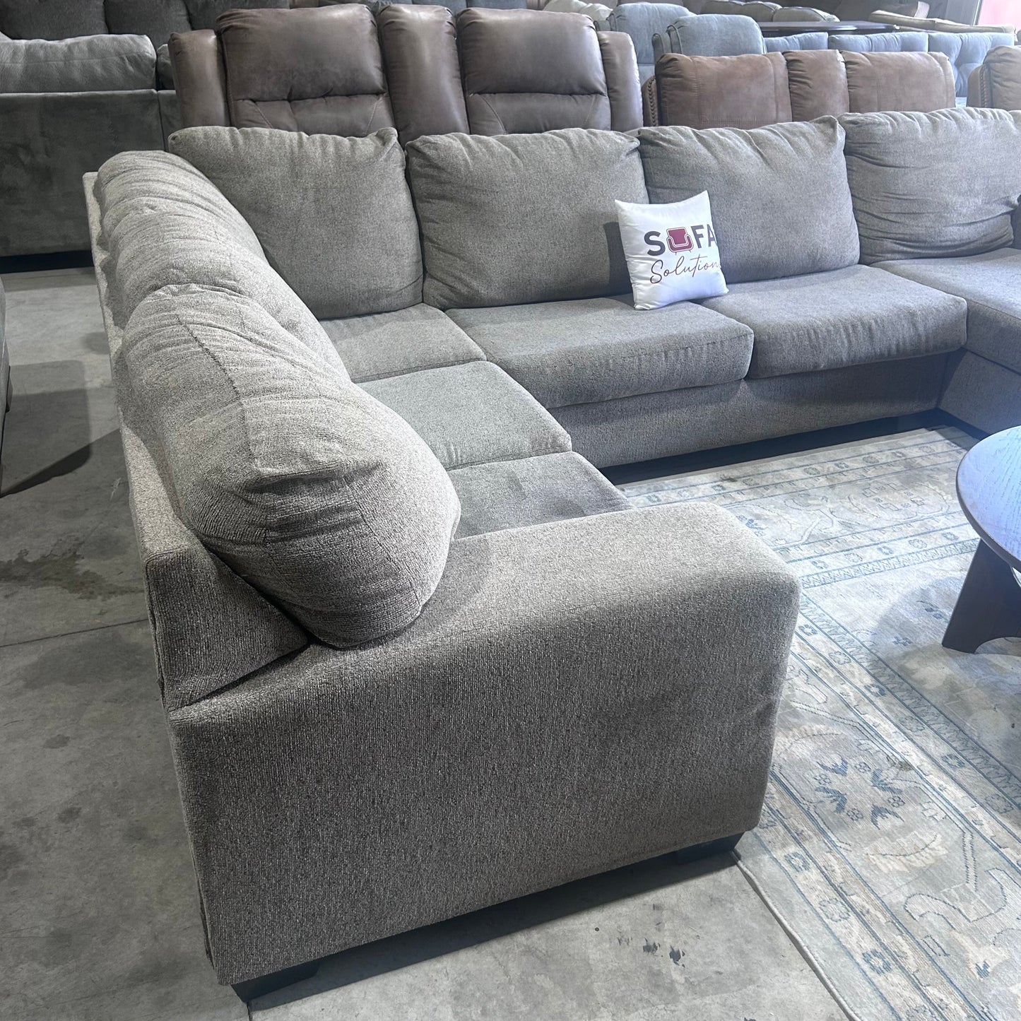 Gray Chaise Sectional
