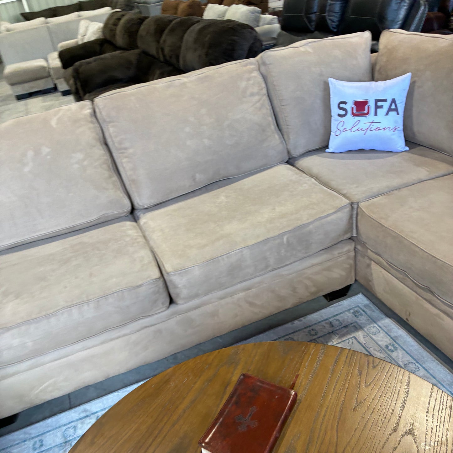 Beige Chaise Sectional