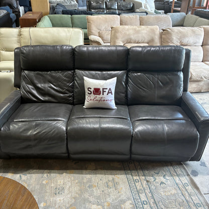 Leather Electric Reclining Sofa Set