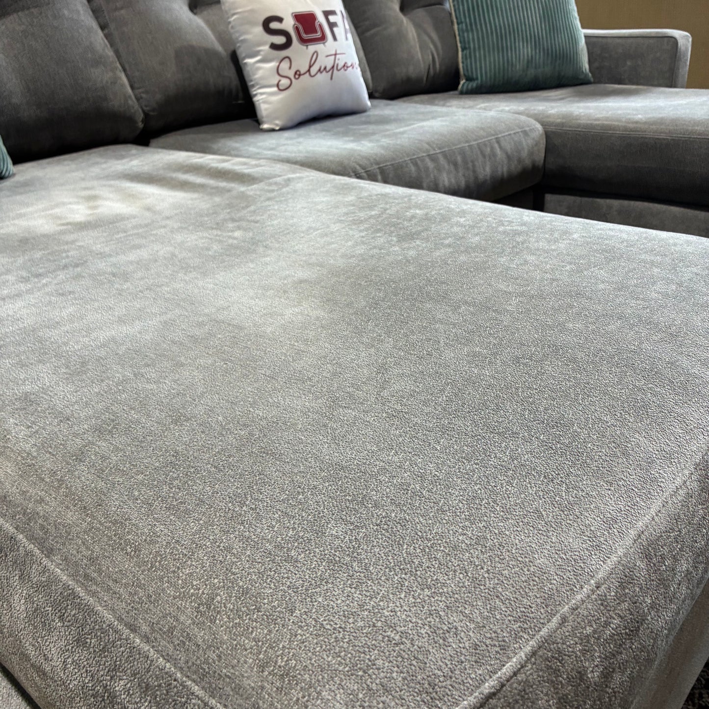 Gray Double Chaise Sectiomal