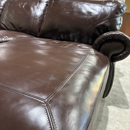 Leather Reclining Modular Sectional Sofa