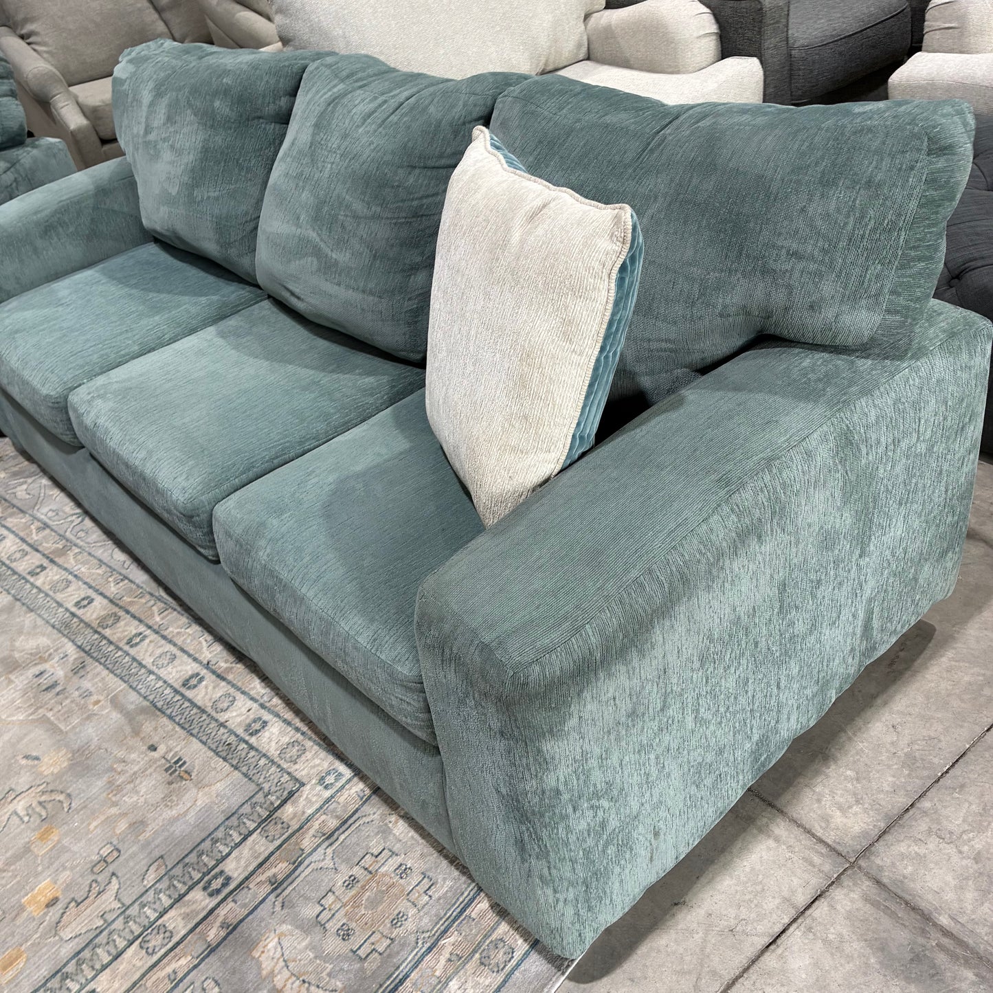 Teal Sofa Set