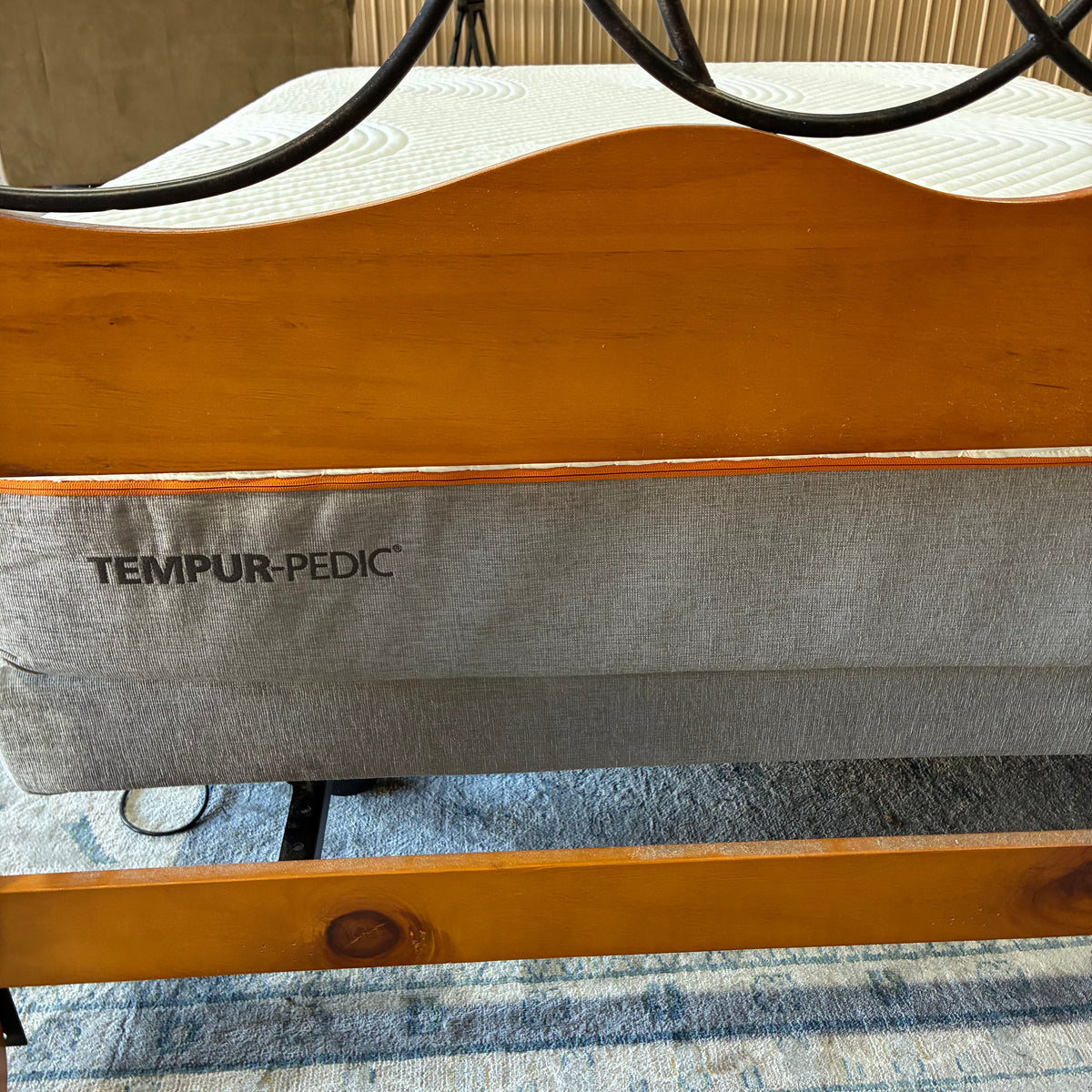 Temper Pedic Mattress & Adjustable Massage Frame