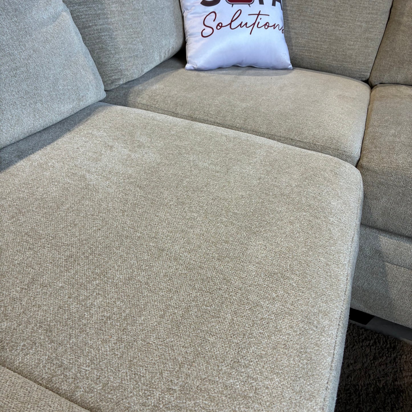 Beige Chaise Sectional