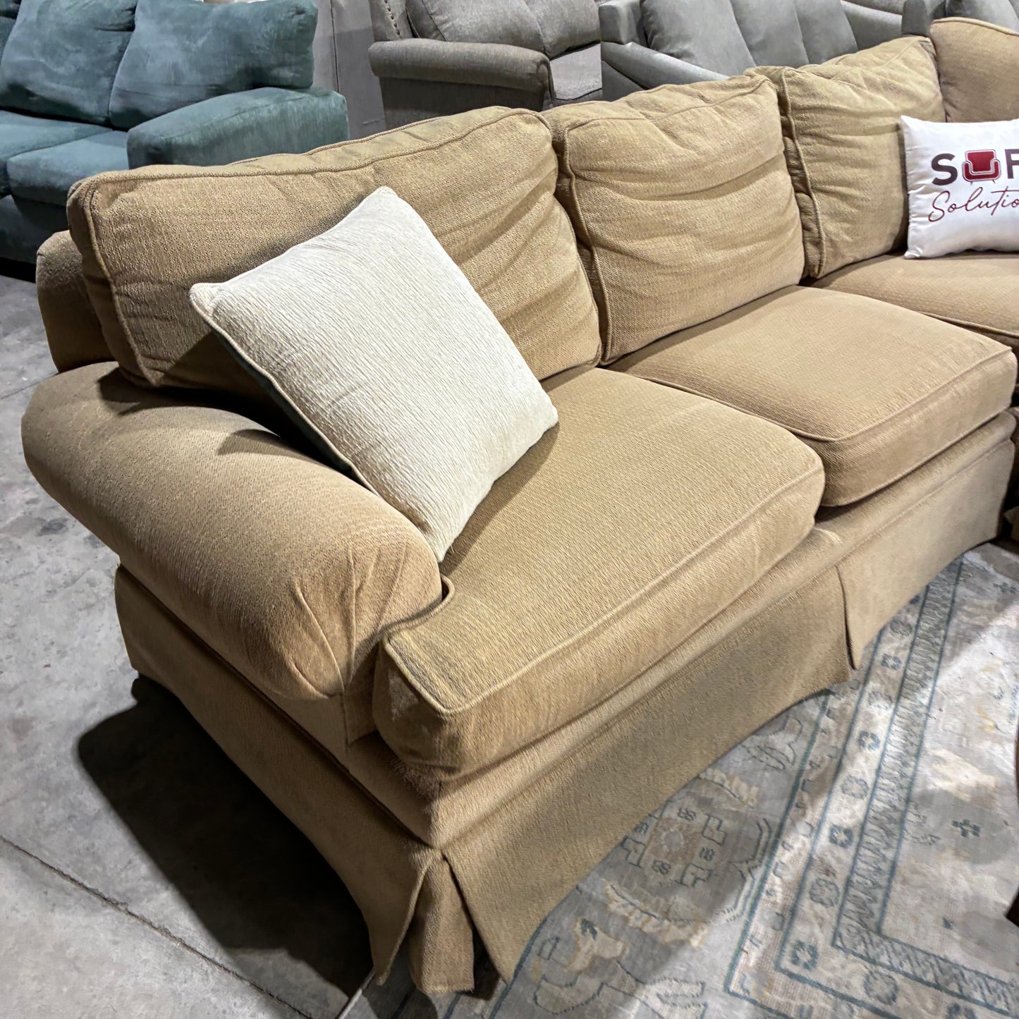 Beige Thomasville Corner Sectional