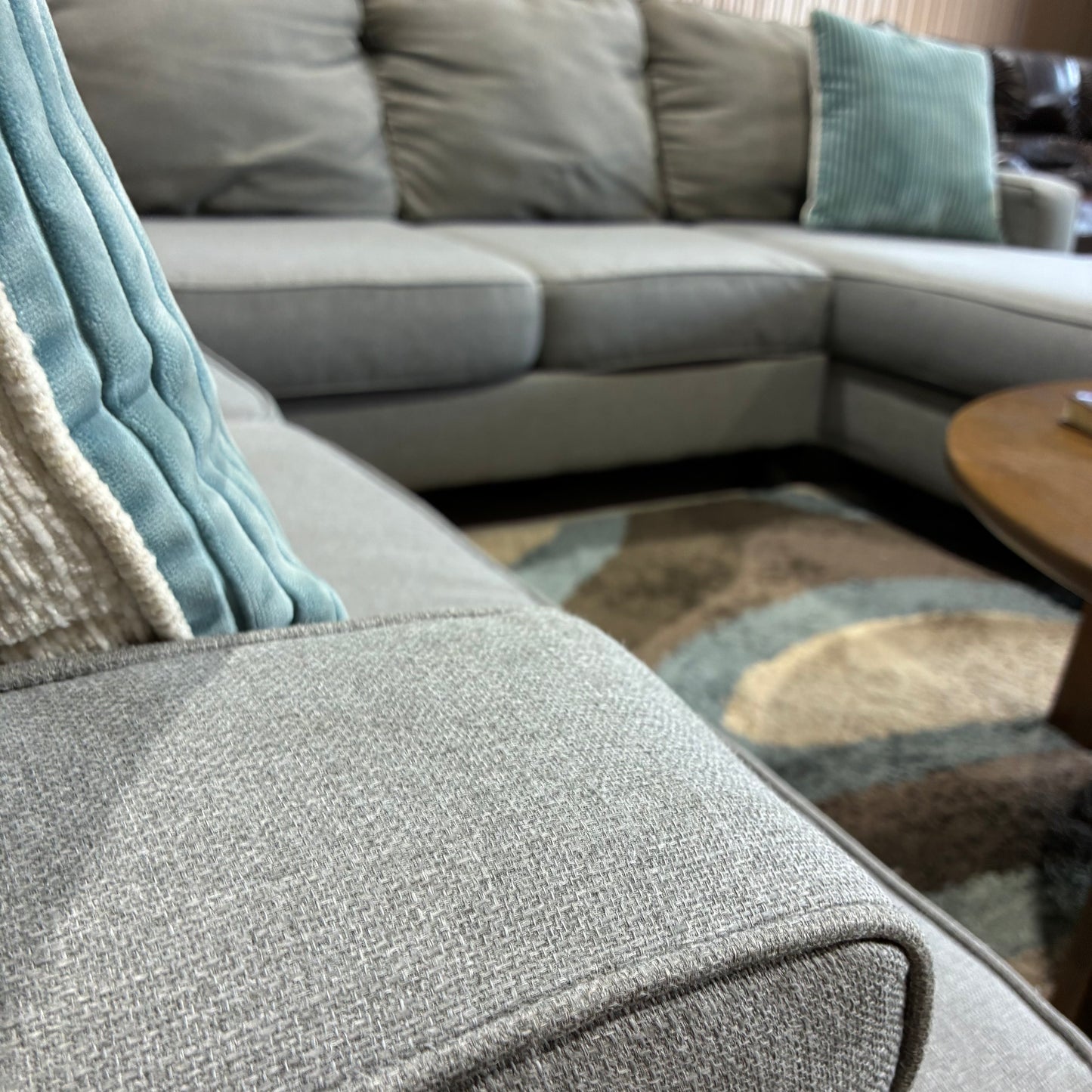 Gray Chaise Sectional