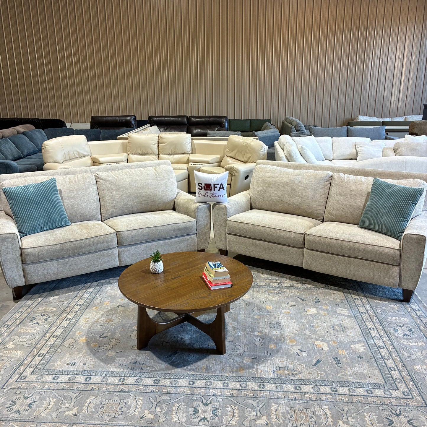 Pair of Lazy Boy Reclining Sofas