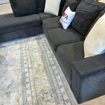 Navy Chaise Sectional