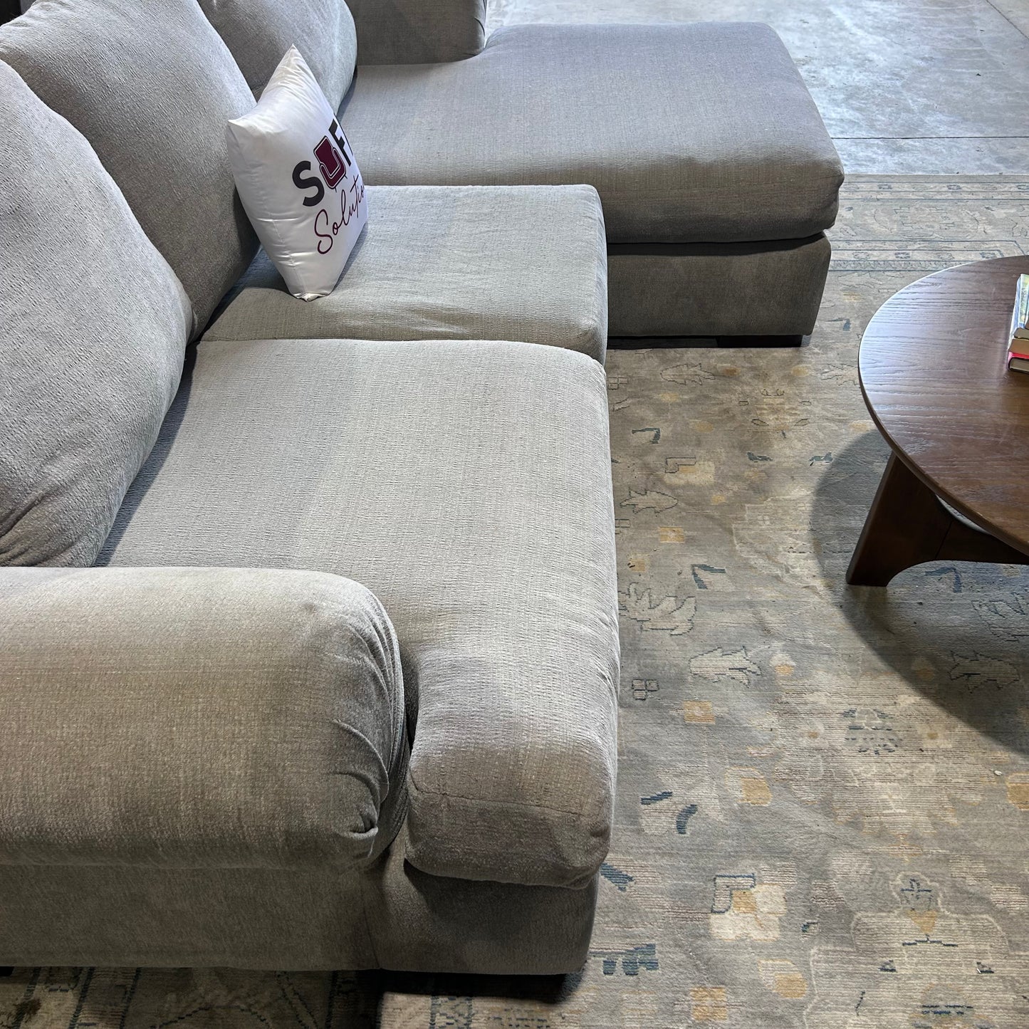 Gray Chaise Sectional