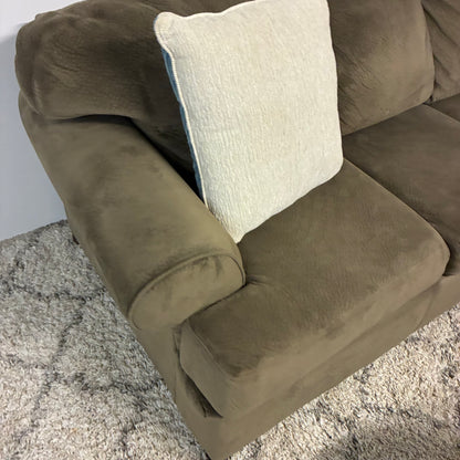 Brown Sectional & Chaise by Ashley