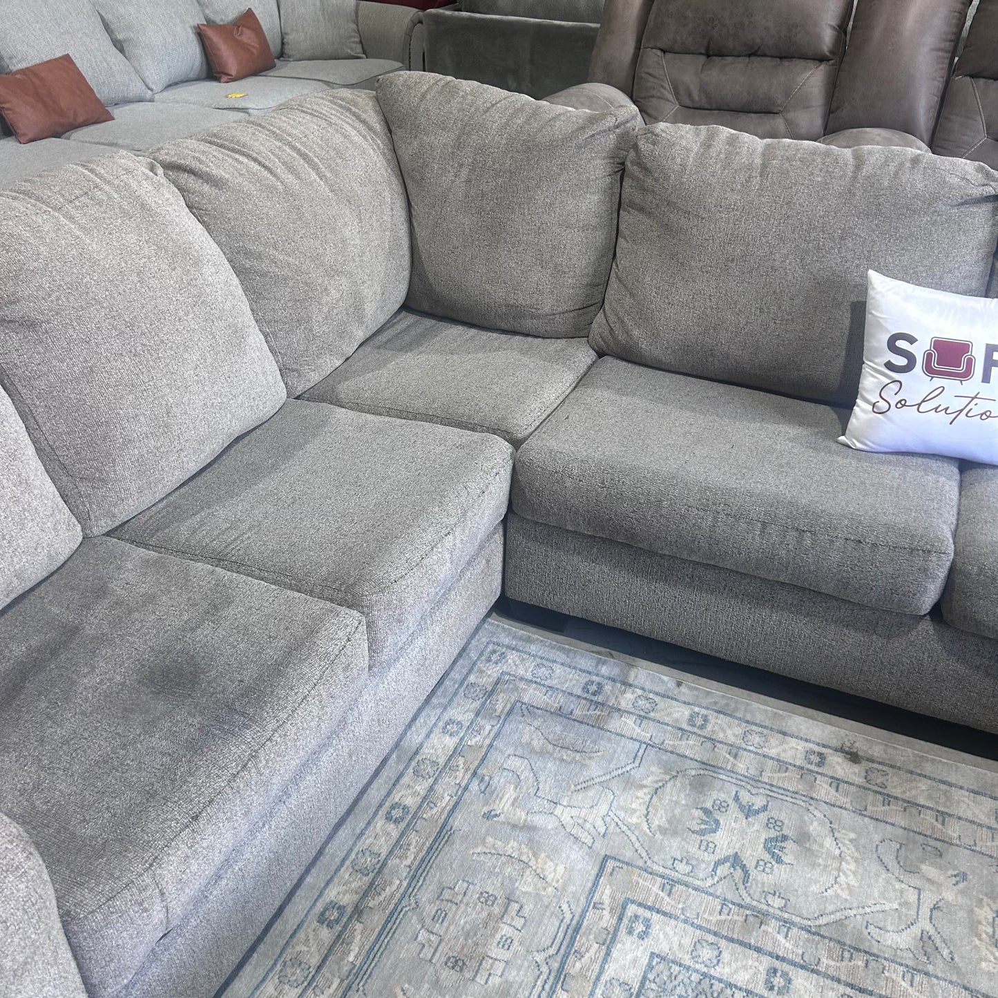 Gray Chaise Sectional