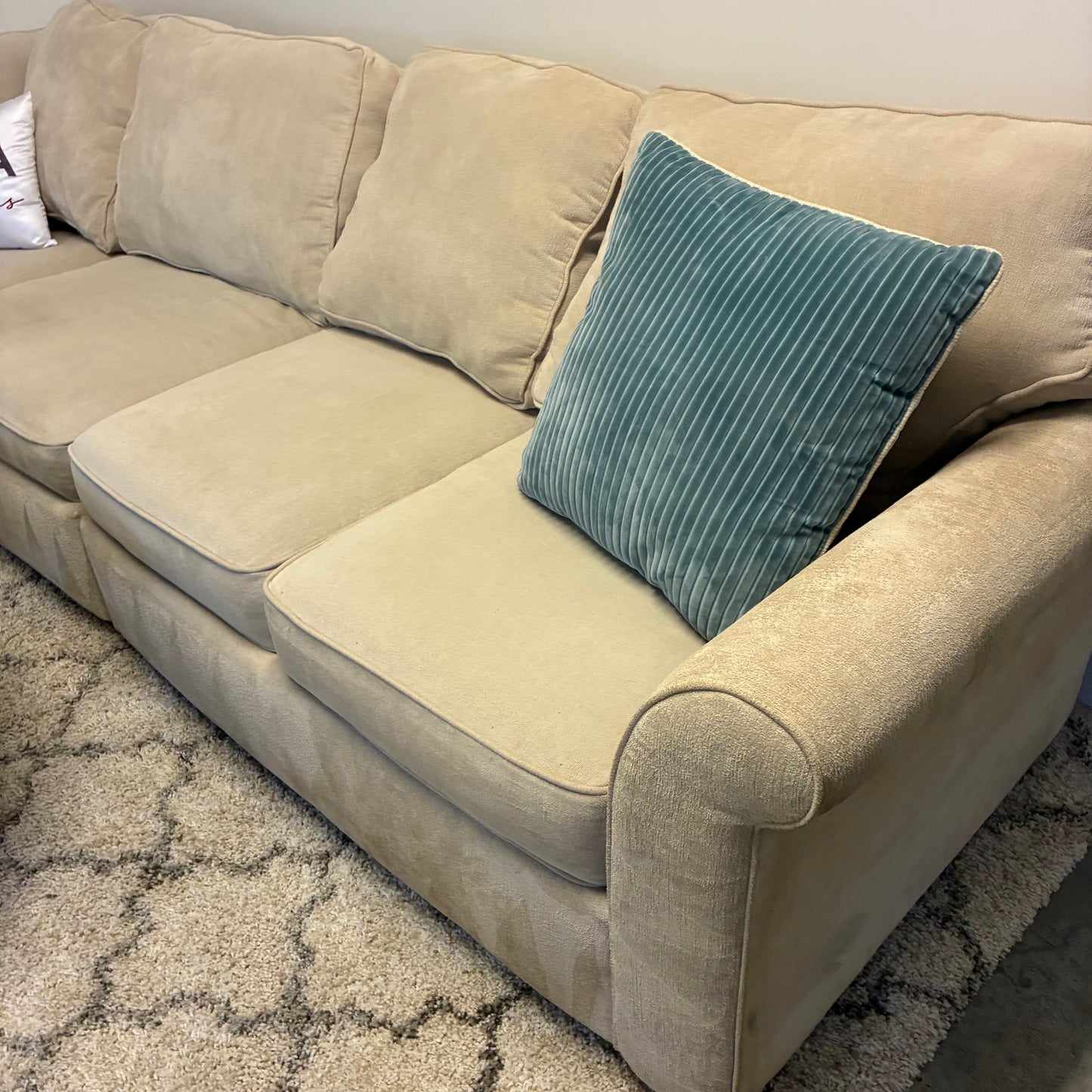 Cream Corner Sectional from Haverty’s