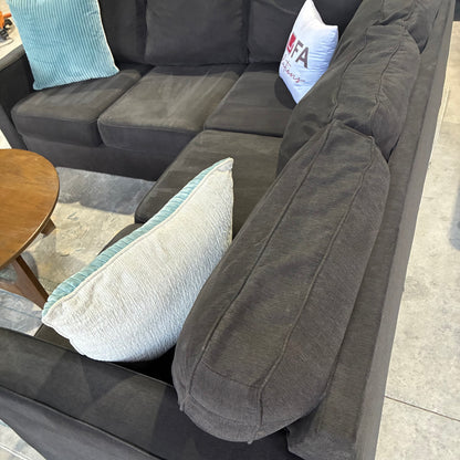 Charcoal Gray Corner Sectional