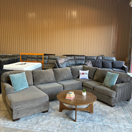 Gray Chaise Sectional