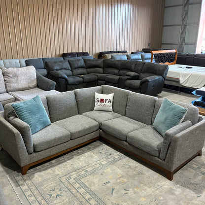 MCM Gray Corner Sectional