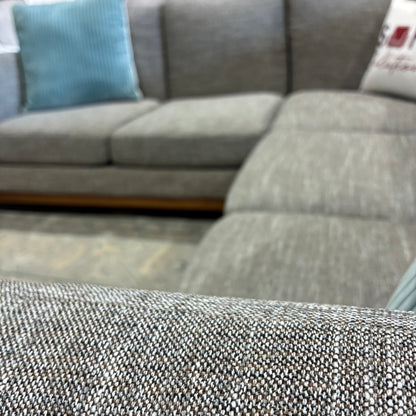 MCM Gray Corner Sectional