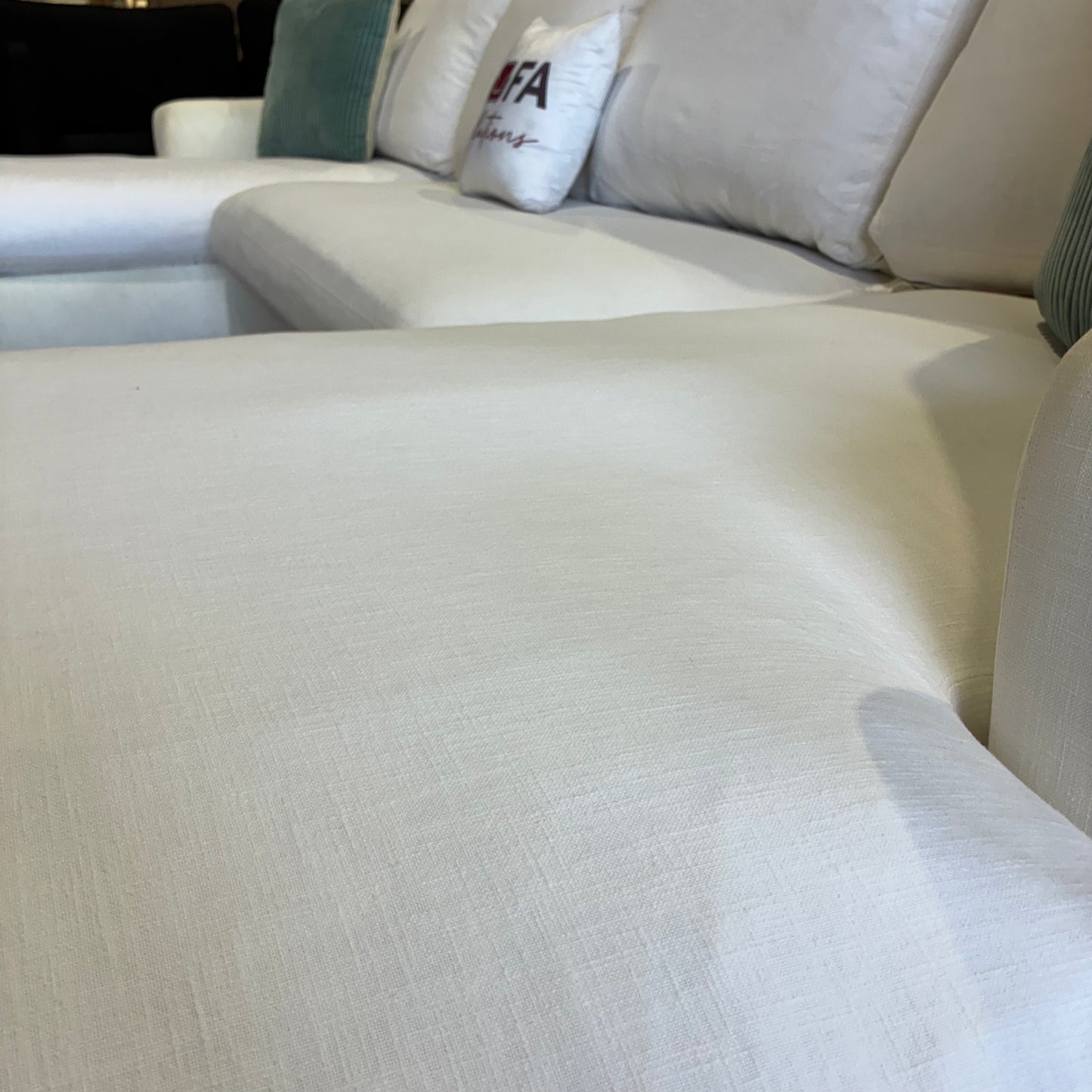 Pottery Barn White U Chaise Sectional