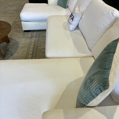 Pottery Barn White U Chaise Sectional
